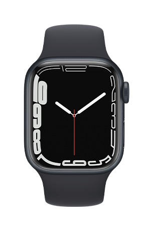 Rationeel Nauwgezet Controverse Apple Watch S7 41mm Aluminium Case - Sportband Zwart | T-Mobile