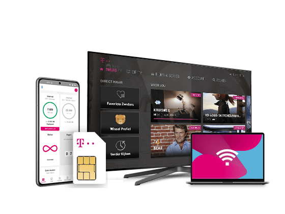 rechtop In zoomen verkiezing Mobiel + Thuis: combineer & ontvang hoge kortingen! | T-Mobile